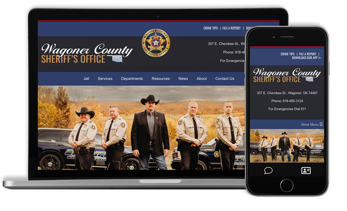 Wagoner County Sheriff website project