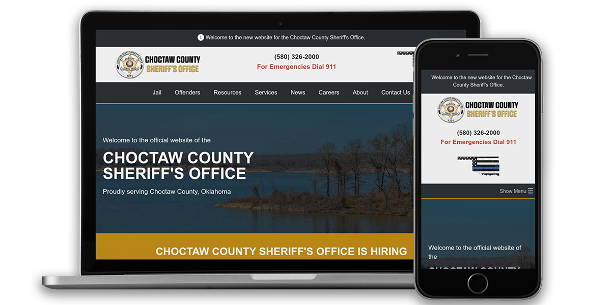 Choctaw County Oklahoma website project