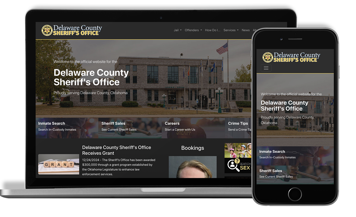 Delaware County Sheriff OK website project