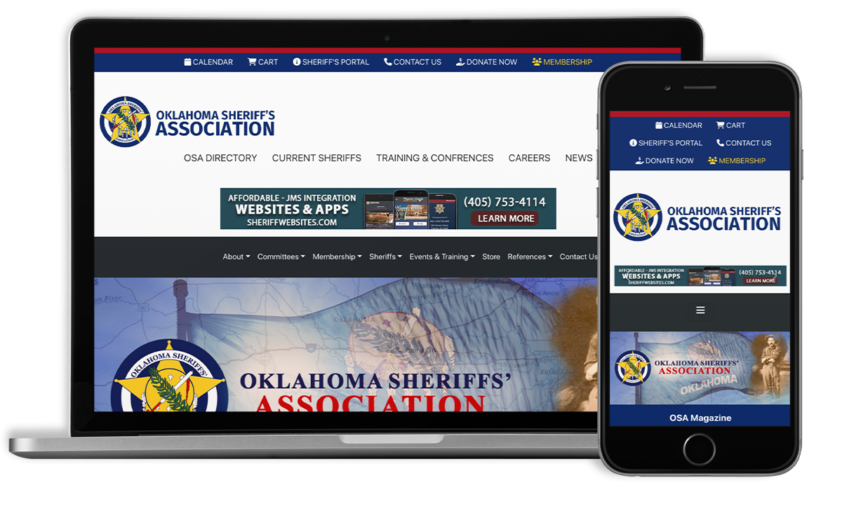 Oklahoma Sheriffs' Association website project
