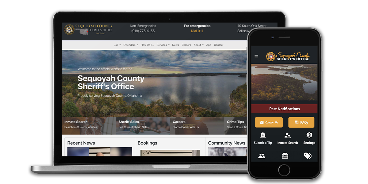 Sequoyah County Sheriff - OK website project